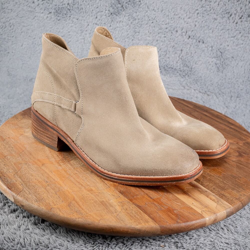 Diba True Cari Beaner‎ Ankle Boot Taupe Womens Size 8.5 M